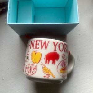 STARBUCKS MINI BEEN THERE NYC EXCL COFFEE ESPRESSO SHOT CERAMIC DECO Mug $ FIRM
